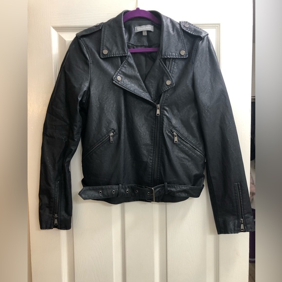 BAGATELLE Payton Textured Faux Leather Moto Jacket - Large - Picture 3 of 9